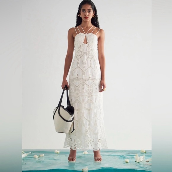 Cult Gaia White Lace Dress - Picture 2 of 11